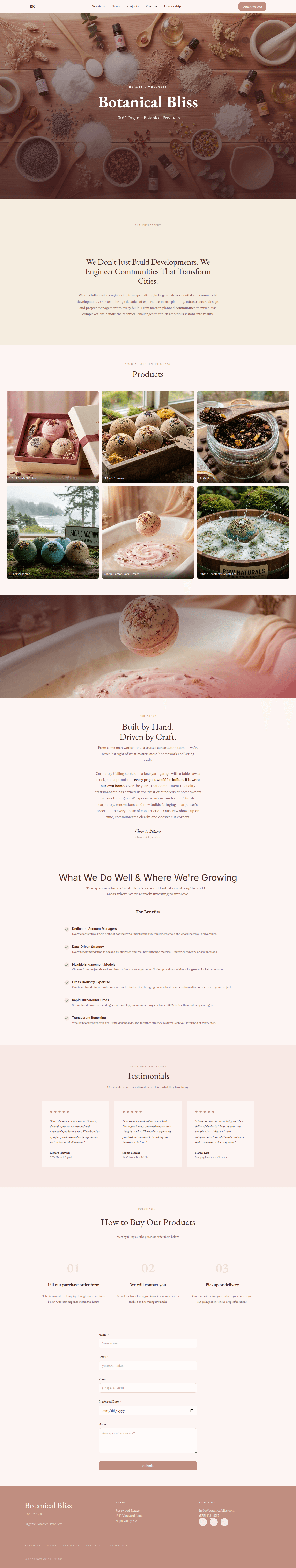 Botanical Bliss template preview