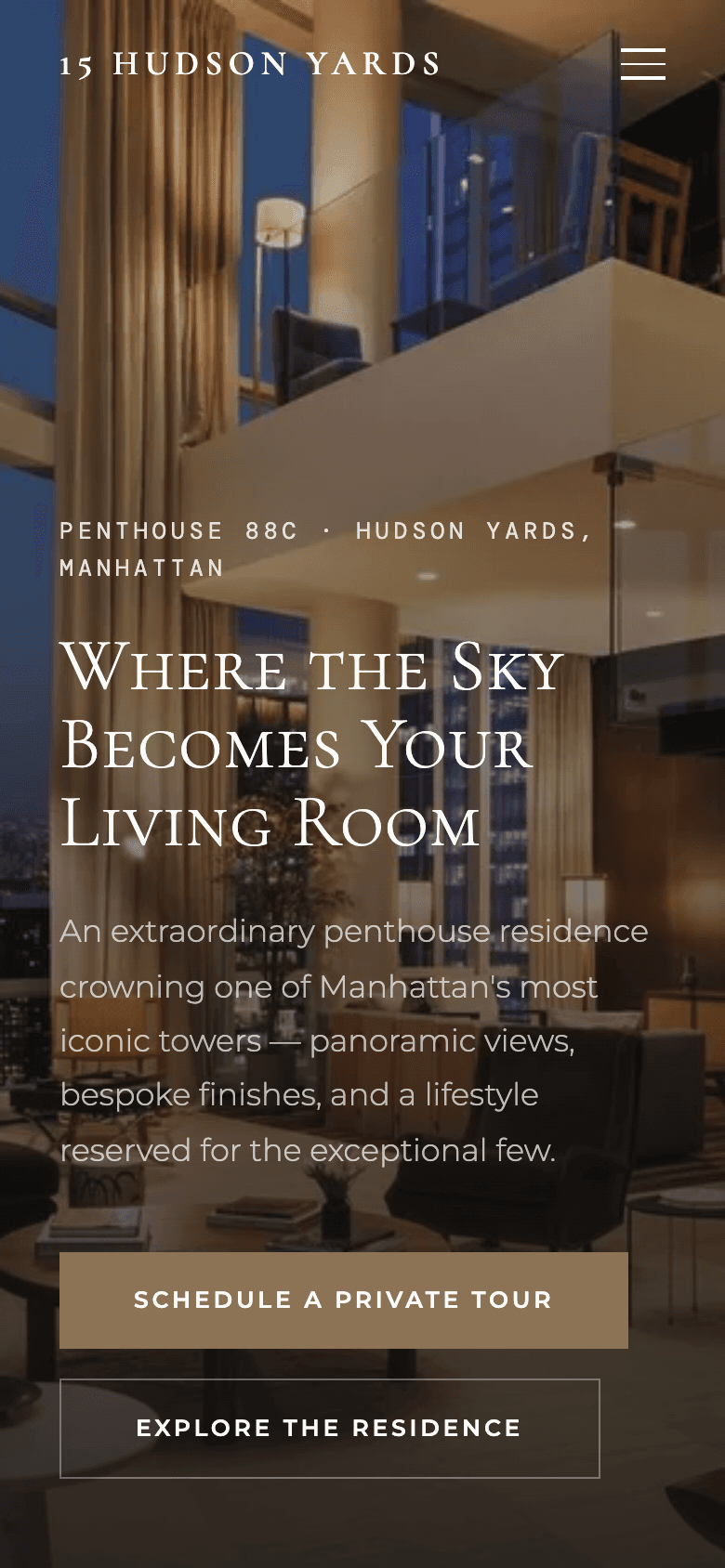 Manhattan mobile preview